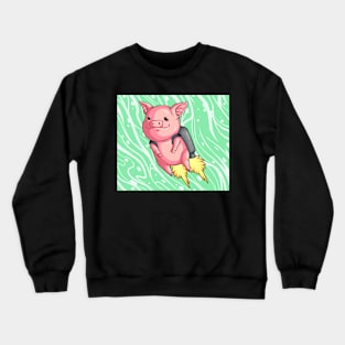 Jetpack Pig Crewneck Sweatshirt